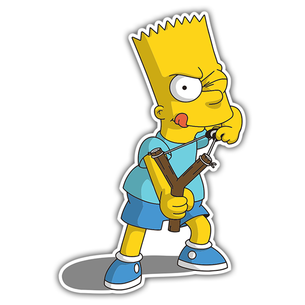 Bart Simpson With Slingshot