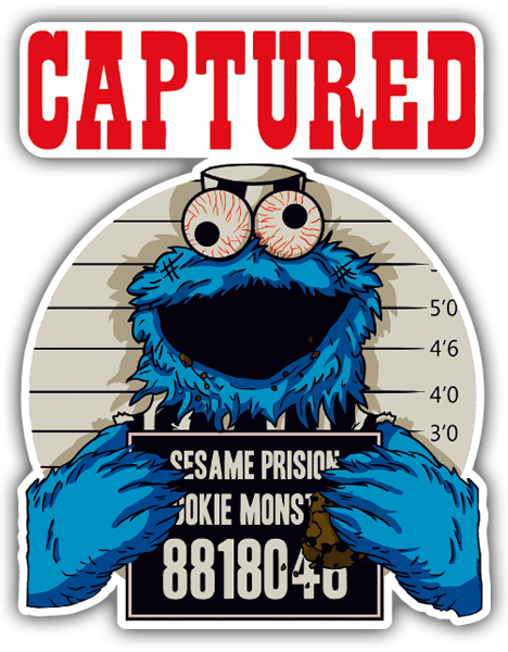 Captured Cookie Monster