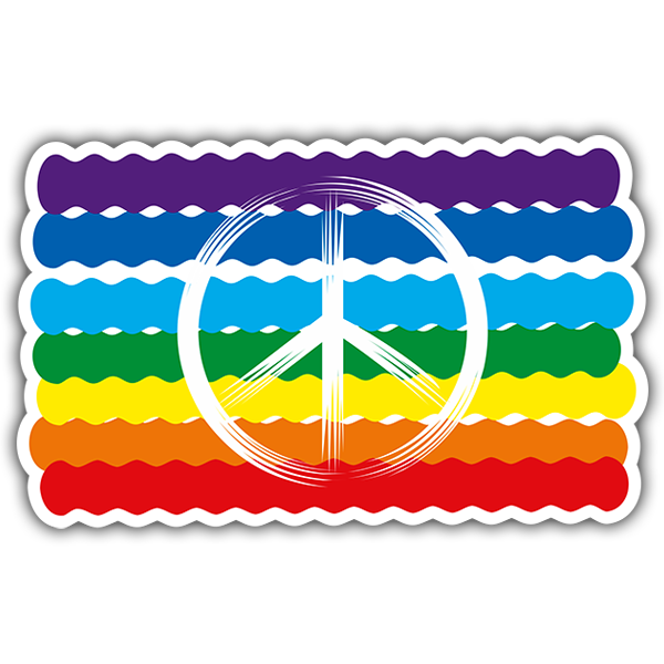 Gay Pride Flag Peace