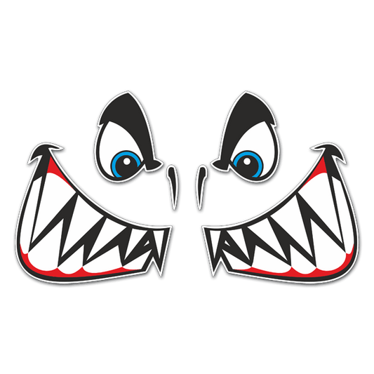 Shark Mouth And Eyes